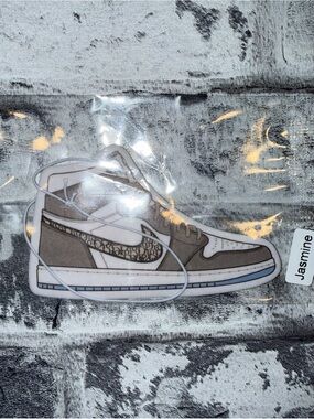 Jordan 1 "Dior" Air Freshener | Double Sided | Jasmine Smell